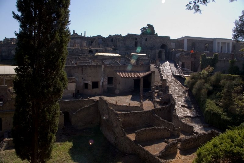The site of Pompeii is extensive and very well preserved