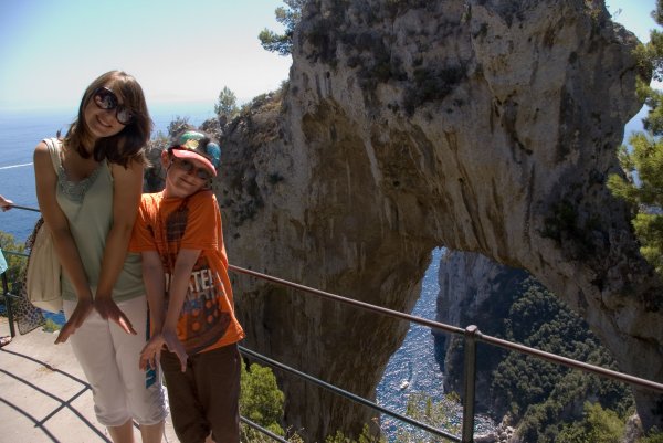 Gruesome twosome pose at Arco Naturalla