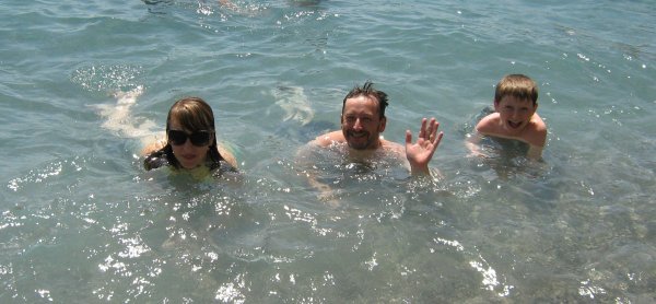Cooling off in the sea