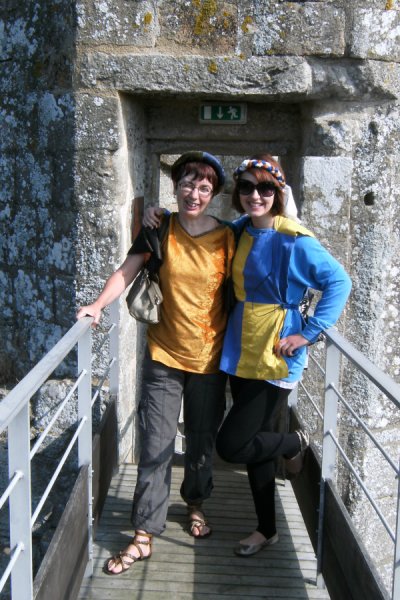 You can even dress the part at Hunaudaye!