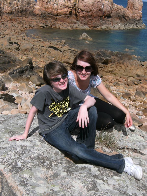 Lauren and Ryan on the Ile de Brehat