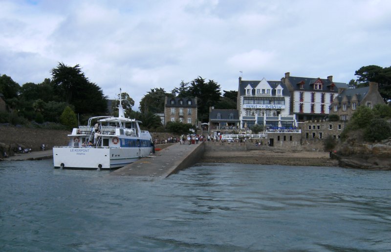 Landing dock at Port Clos on the Ile de Brehat