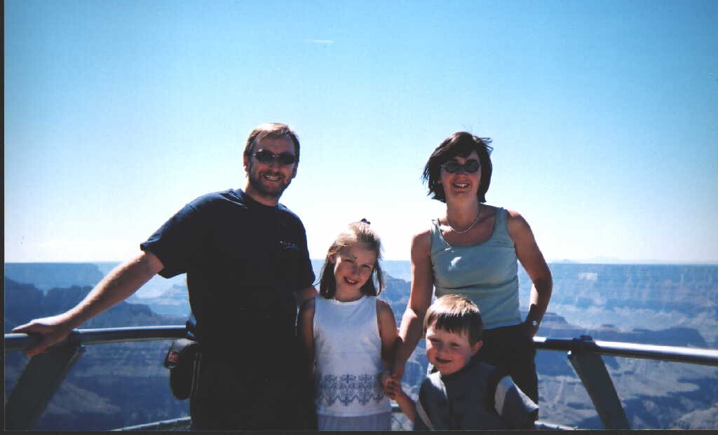 Us at the Grand Canyon 2002