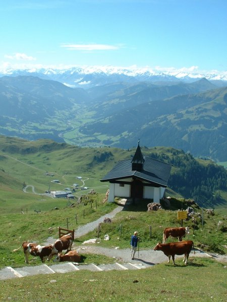Glorious views from Kitzbuhler Horn