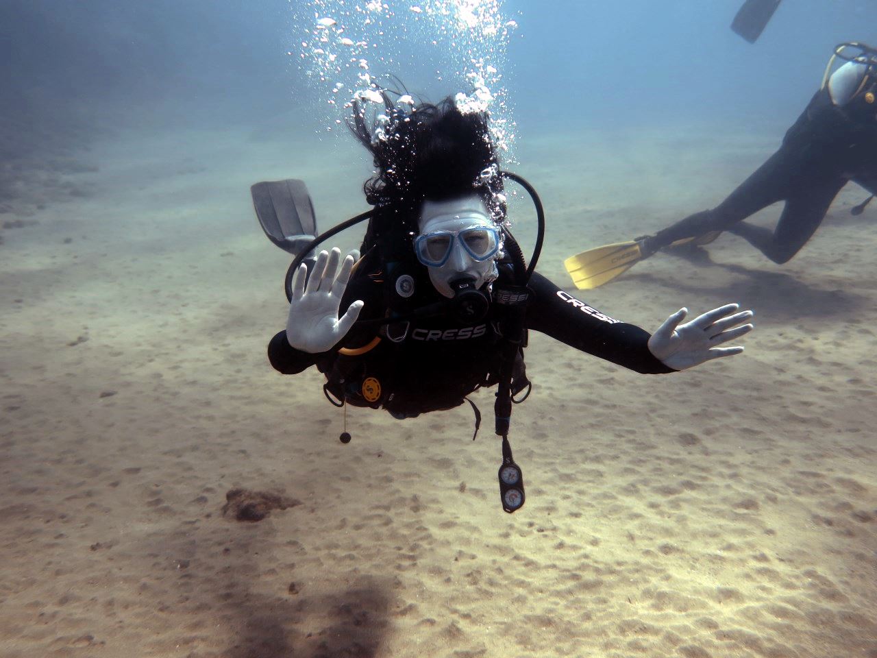 Lauren enjoying her diving!