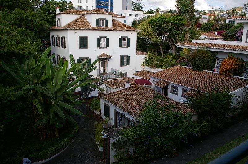 View from our balcony over the gardens