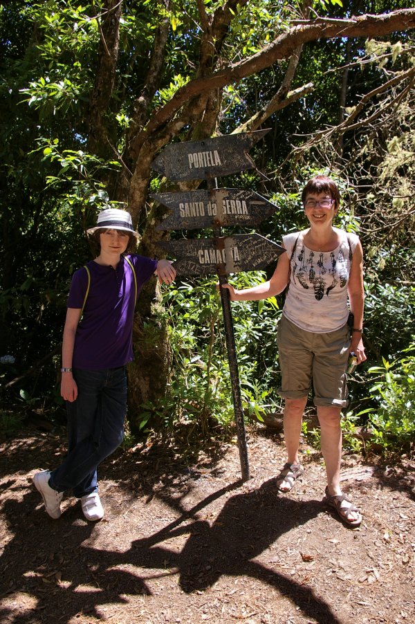 Ryan remarkably happy after nearly 11KM! Mandy looks more relieved!