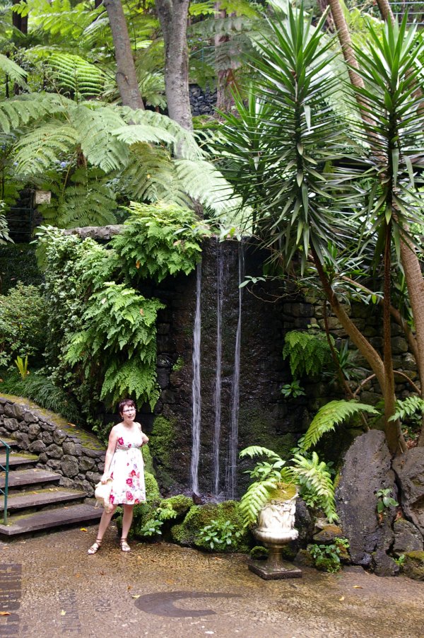Mandy in the Monte Palace Gardens
