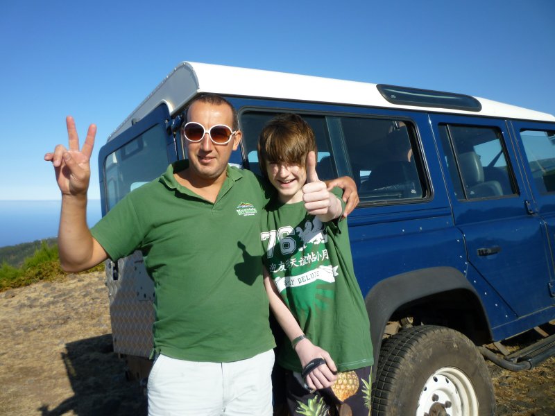 Steve, Ryan and Landrover