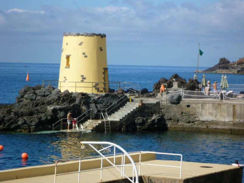 The sea at our hotel