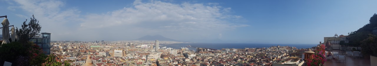 Panoramic view from the restaurant - Well worth staying here just for the view!