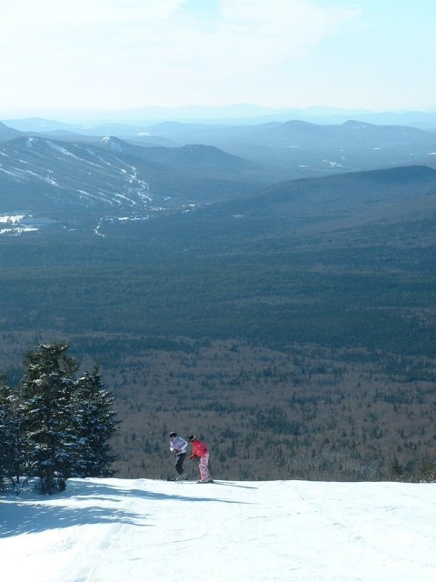 Fantastic scenery - Slopes in the distance are Bretton Woods.