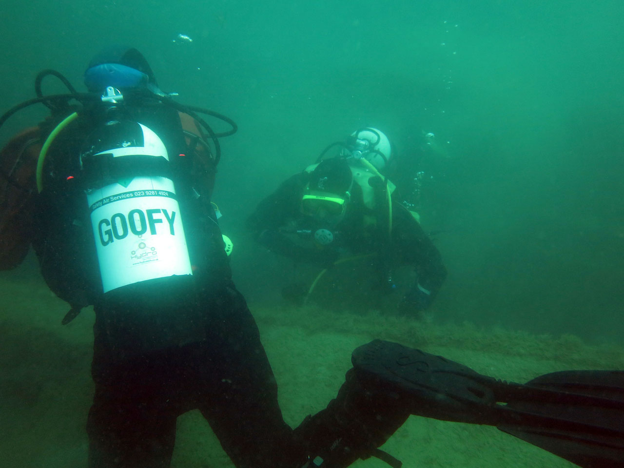 John and Dave Price on the Landing Craft