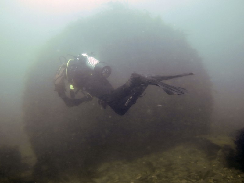 John on the boiler of the Glen Strathallen