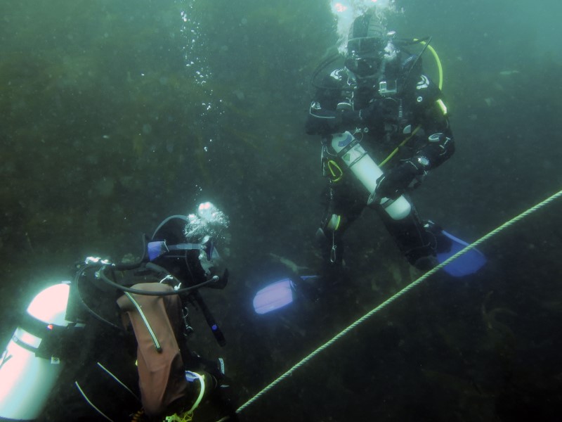 Julian and John on the Eddystone