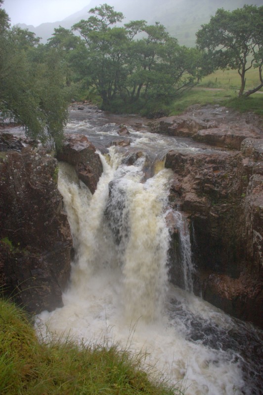 Lower Falls in Glen Nevis in full July flow!