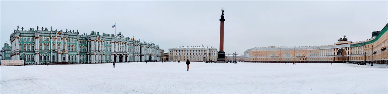 Palace Square, St Petersburg, January 2018