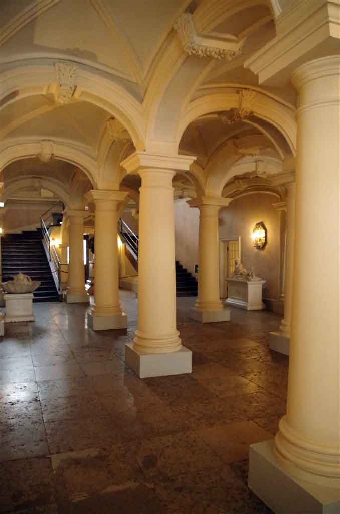 Pillared hall